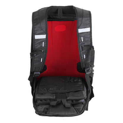 Motorcycle Helmet Backpack Motocross Riding Racing Storage Bag Carbon Fiber