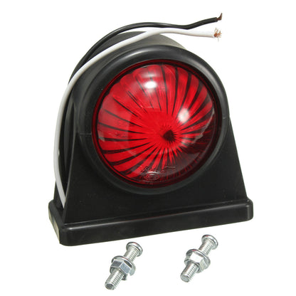12V E8 E-marked Truck Trailer Lorry Caravan Side LED Light Lamp Red White