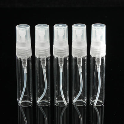 5pcs Atomizer Pump Glass Spray Bottle Perfume Bottle Empty Bottle 2/3/5/10ml