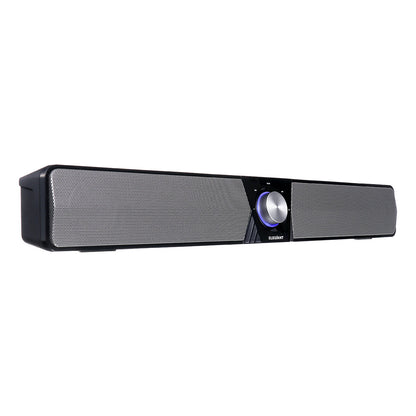ELEGIANT SR500 bluetooth 5.0 Soundbar Speaker 20W Strong Bass Powerful Sound One-Button Control Modes Wired & Wireless Play for PC Cellphone Desktop Tablet Laptop TV