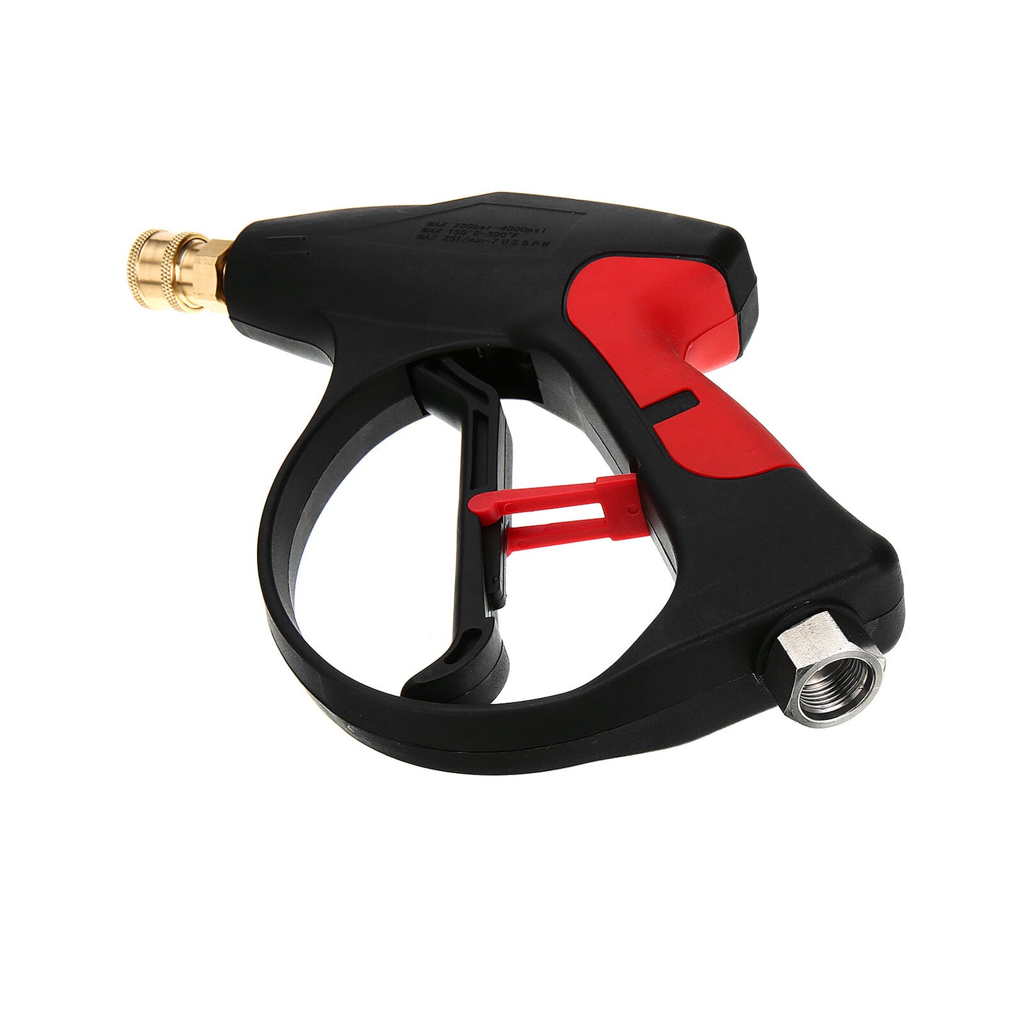 MATCC Pressure Washer Guun 4000PSI High Power Washer Guun with Replacement Extension Wand 1/4'' Quick Connect, M22-14/15 and 3/8'' Fitting Adapters, 5 Pressure Washer Nozzle Tips, 40 Inch