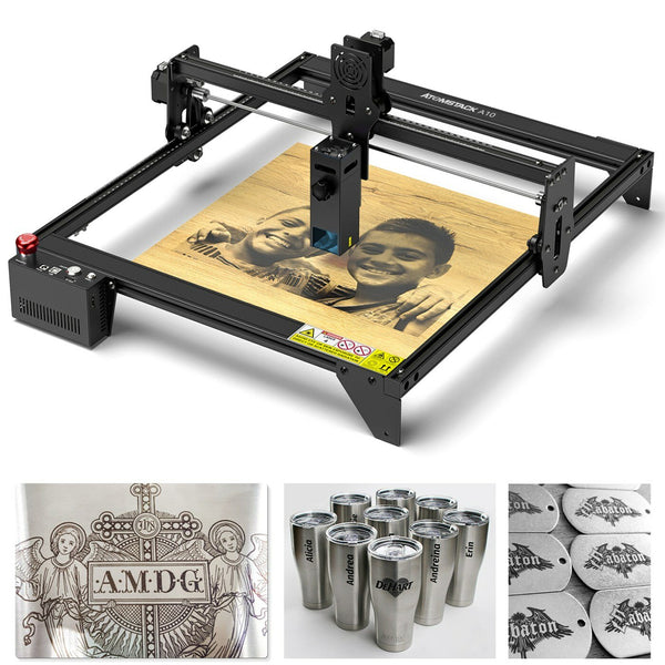 ATOMSTACK A10 Laser Engraver 10W Dual Laser Output Power APP Control Engraving Cutting Machine Fixed-Focus Laser