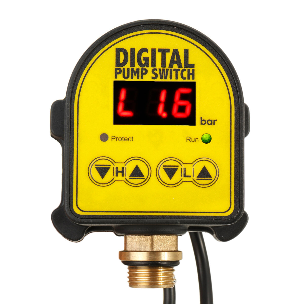 10 Bar Digital Display Pressure Controller Switch G1/2" EU Adapter For Water Pump